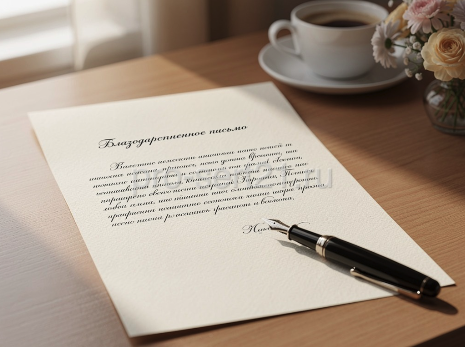 Благодарственное письмо
